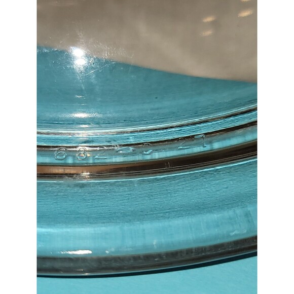 Pyrex Replacement LID #682-C Clear Glass W/ Tab Handles for 1 QT Casserole Dish - Picture 3 of 4
